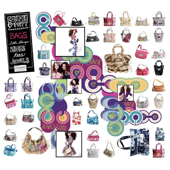 COACH Poppy Is A Girl XL Wristlet - Picture 12 of 14